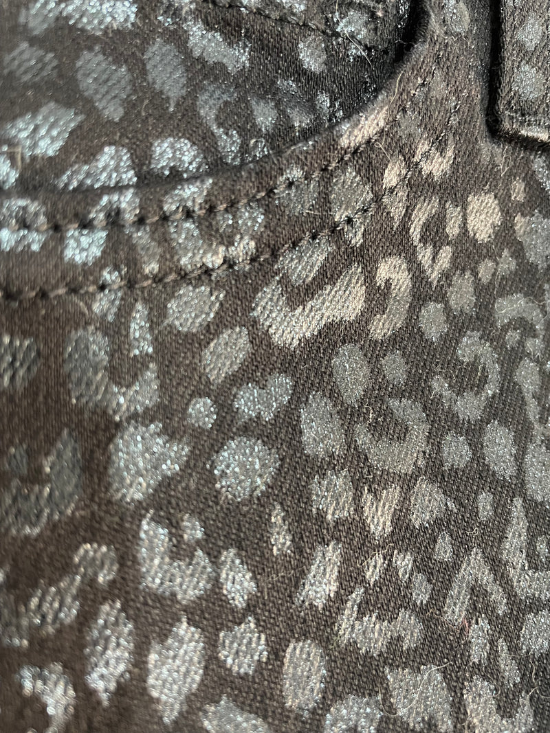 Jeans Leopardo Negro