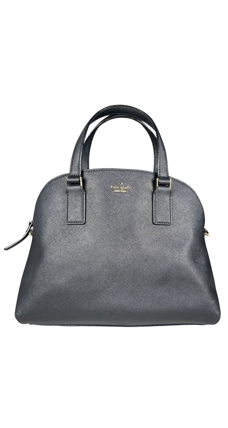 Cartera Cuero Negro