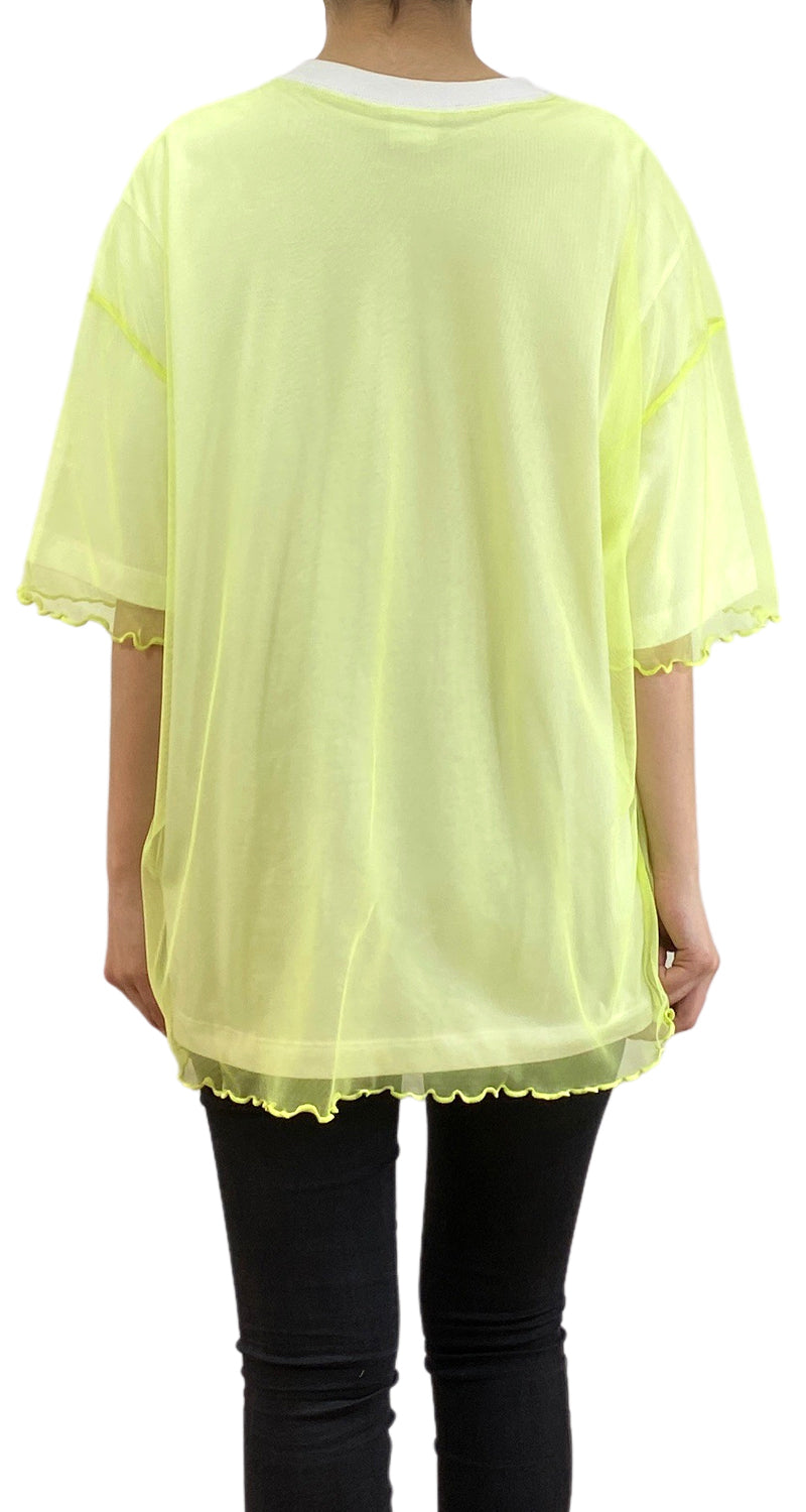 Polera Tul Amarillo