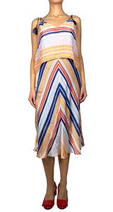 Vestido Rayas Multicolor