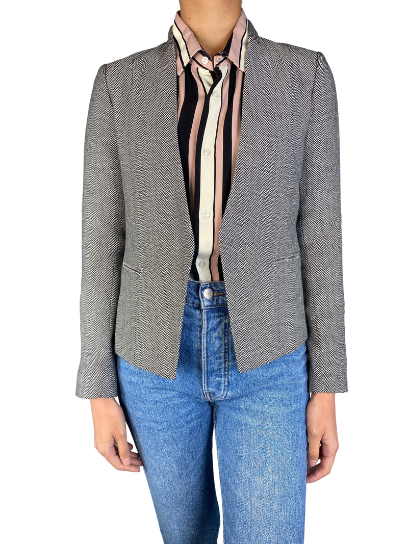 Blazer Tejido Zig Zag