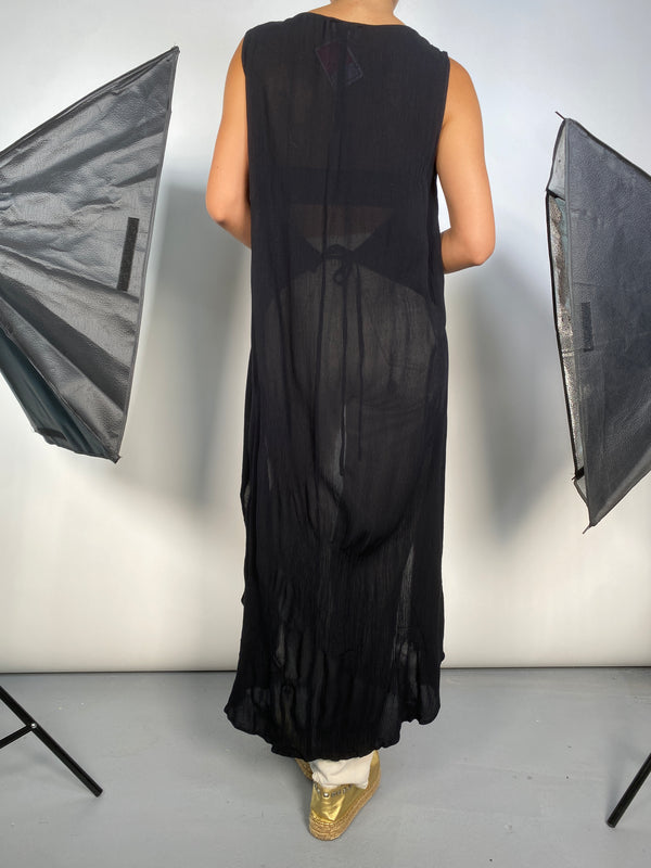 Blusa Negra Capa