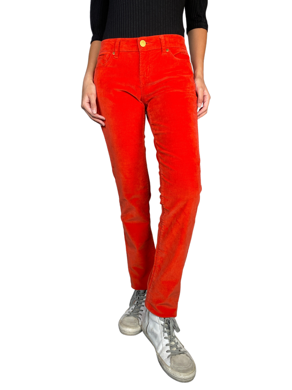 Pantalon Cotele Rojo