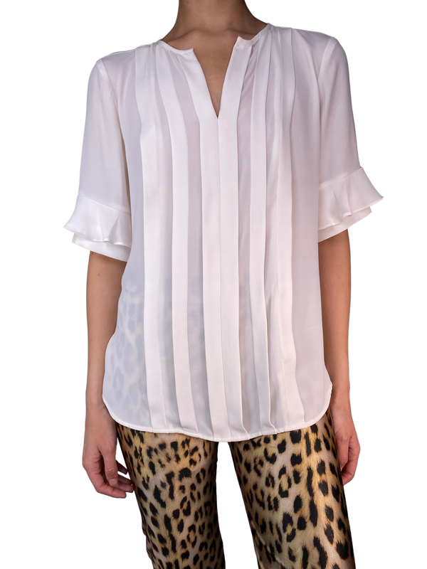 Blusa Detalles Plisados