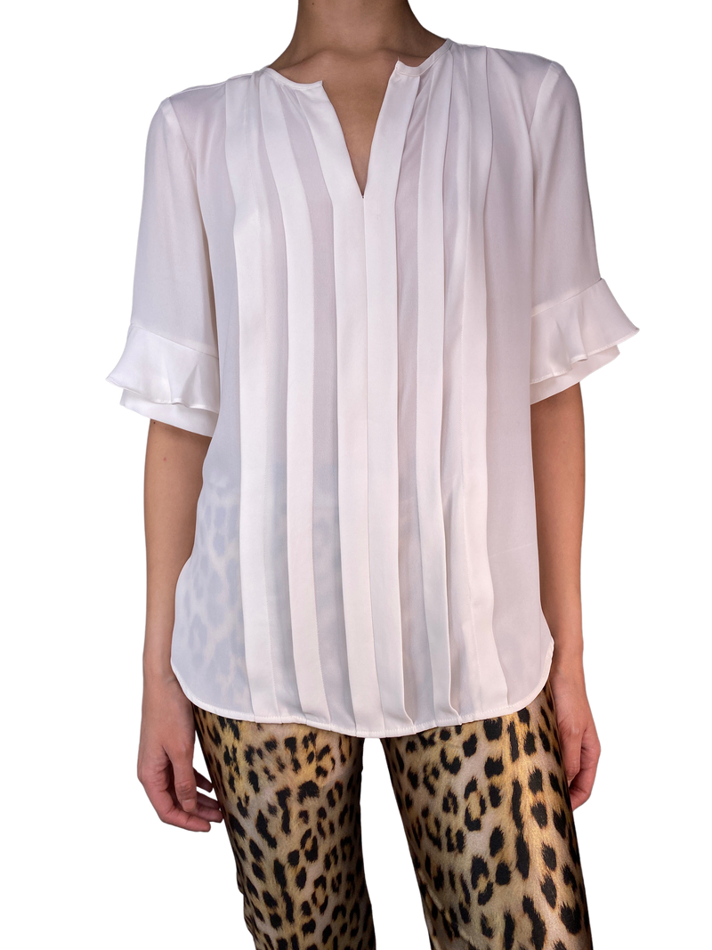 Blusa Detalles Plisados