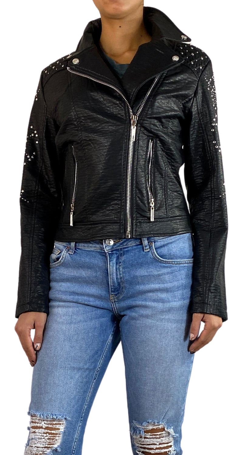 Chaqueta Negra Tachas