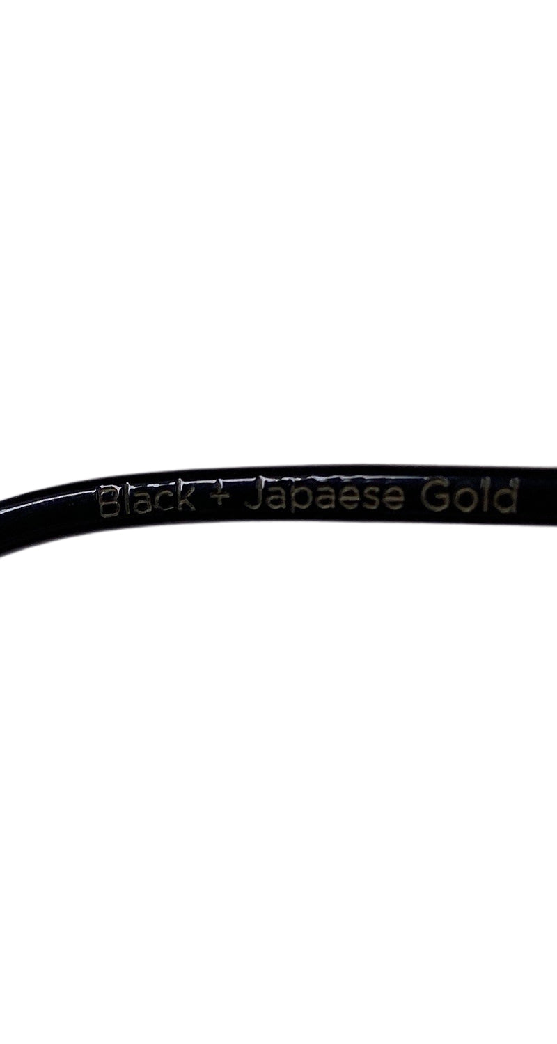 Anteojos Black + Japaese Gold