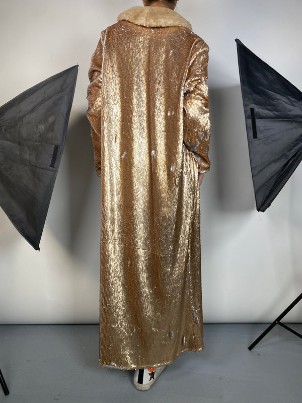 Kimono Lentejuelas Bronce Blank NYC by Magma