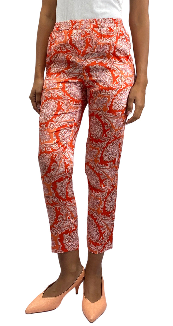 Paisley Print Trousers