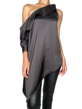 Blusa Vegas Negro Satinado