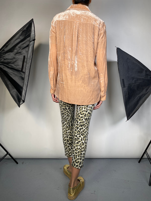 Blusa Rosada Velvet