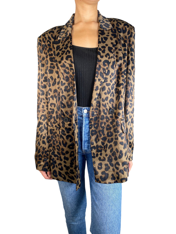 Blazer Leopardo Viscosa
