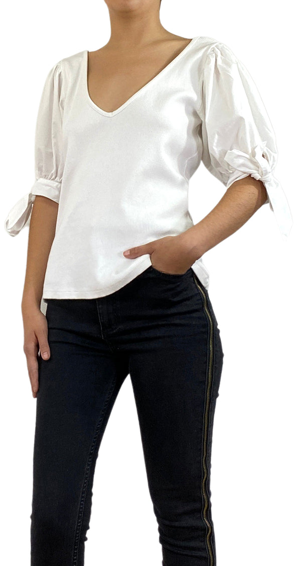 Blusa Mangas Globo