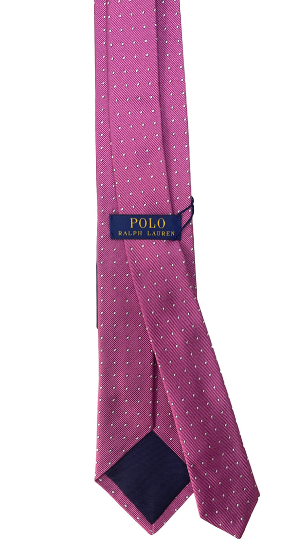 Corbata Pink White