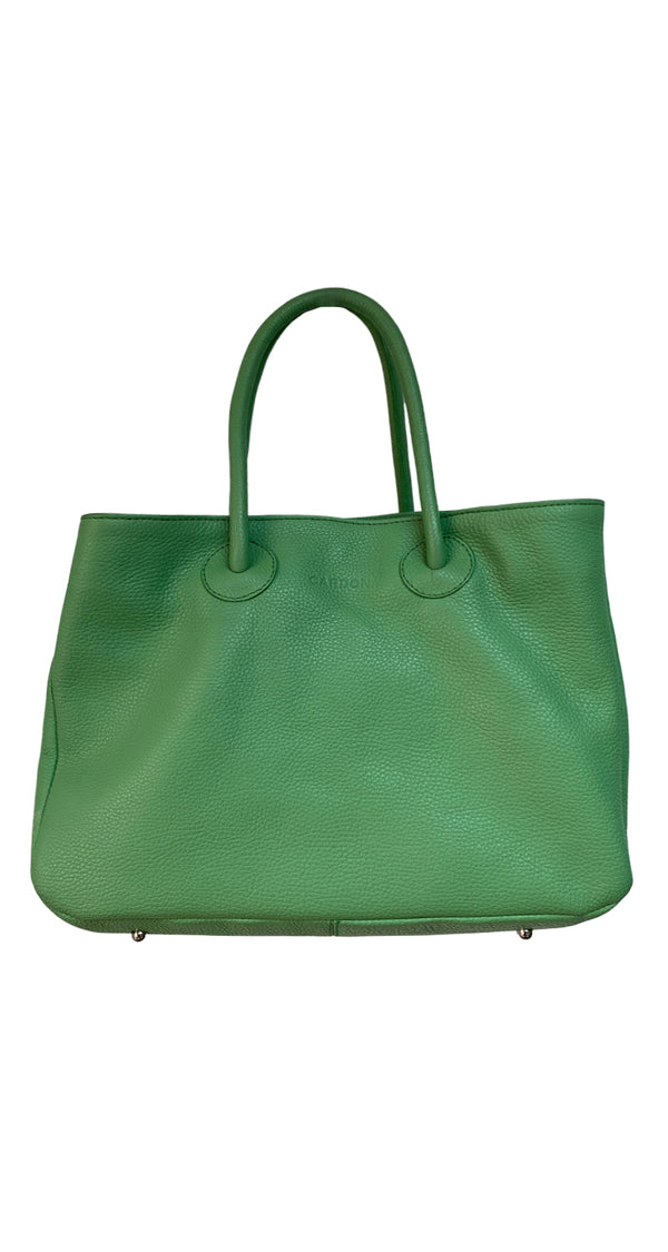 Bolso Cuero Verde