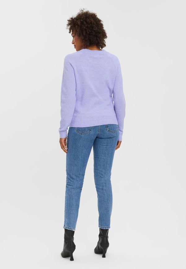 Sweater Vero Moda Doffy Lila - Calce Regular