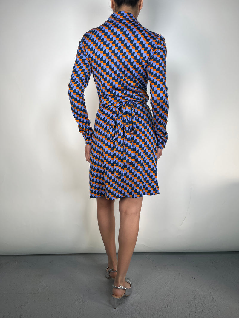 Vestido Wrap Seda
