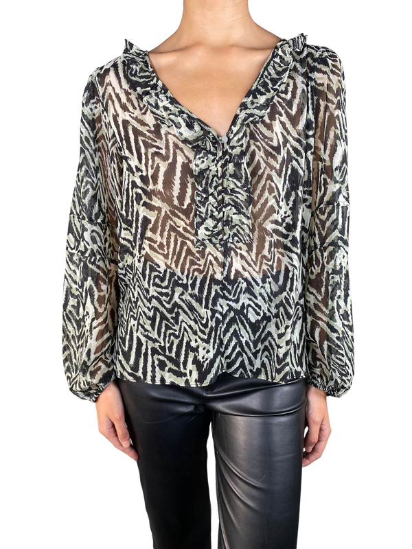 Blusa Estampada Vuelos