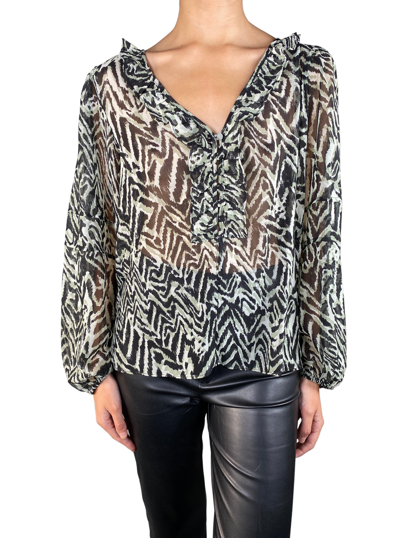 Blusa Estampada Vuelos