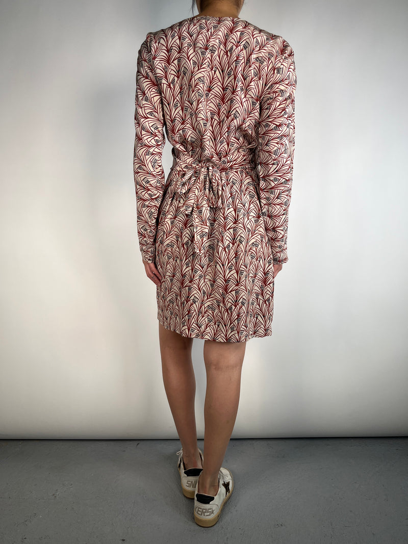 Vestido Seda Estampado