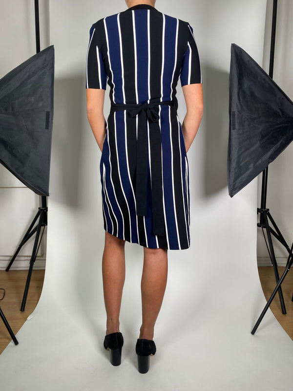 Vestido Wrap Tejido
