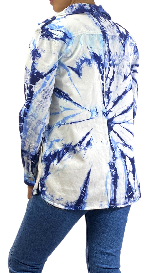 Chaqueta Denim Tie Dye