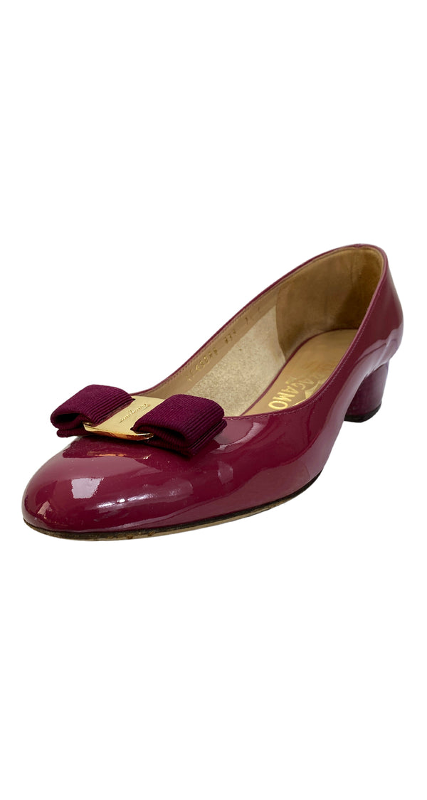 Zapatos Charol Morado