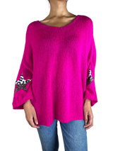 Sweater Stars Fucsia