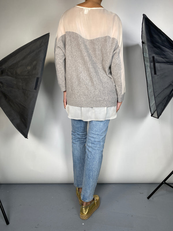 Blusa  Lana Gris