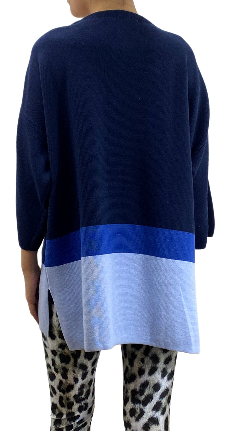 Sweater Cerrado Azul