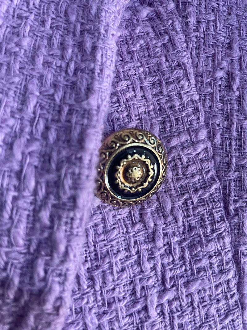 Blazer Tweed Morado