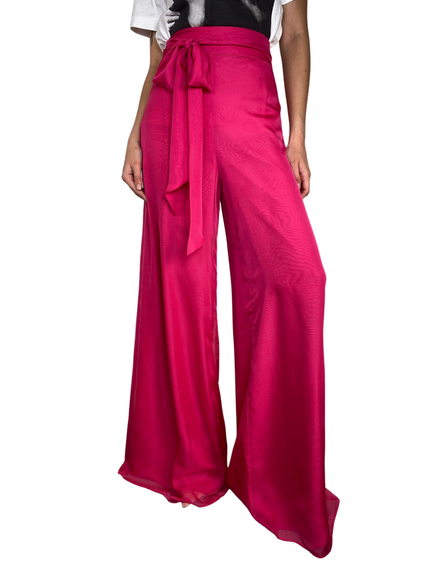 Pantalón Palazzo Fucsia