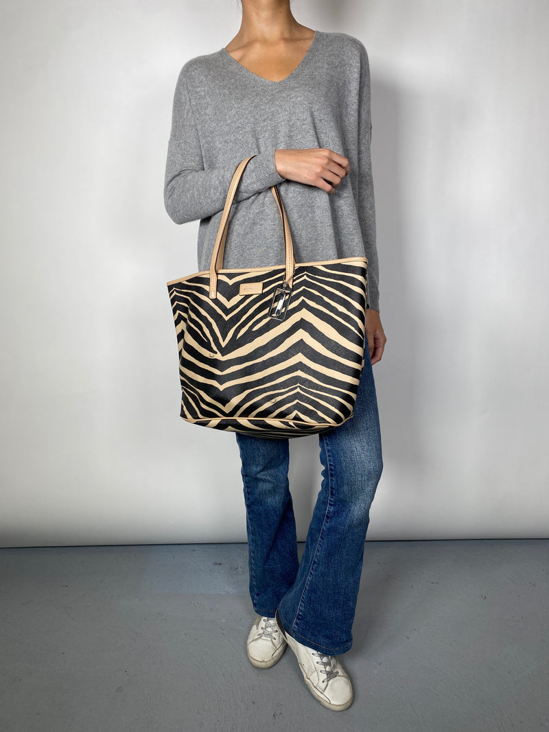 Cartera Cebra Cuero