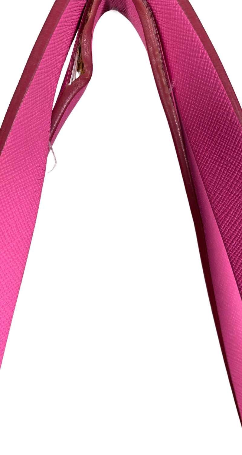 Bolso de Cuero Rosa