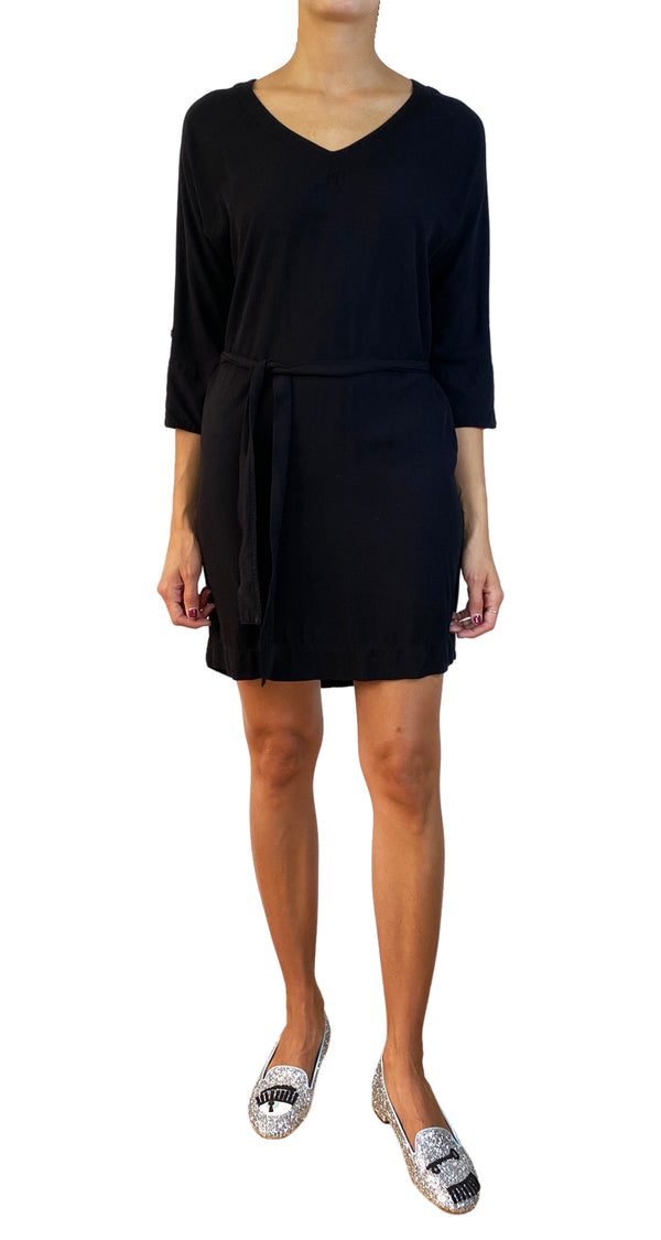 Vestido Negro Lazo
