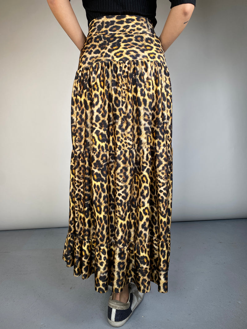 Falda Leopard