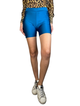 Shorts Azul Metalico