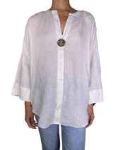 Blusa Lino Blanco