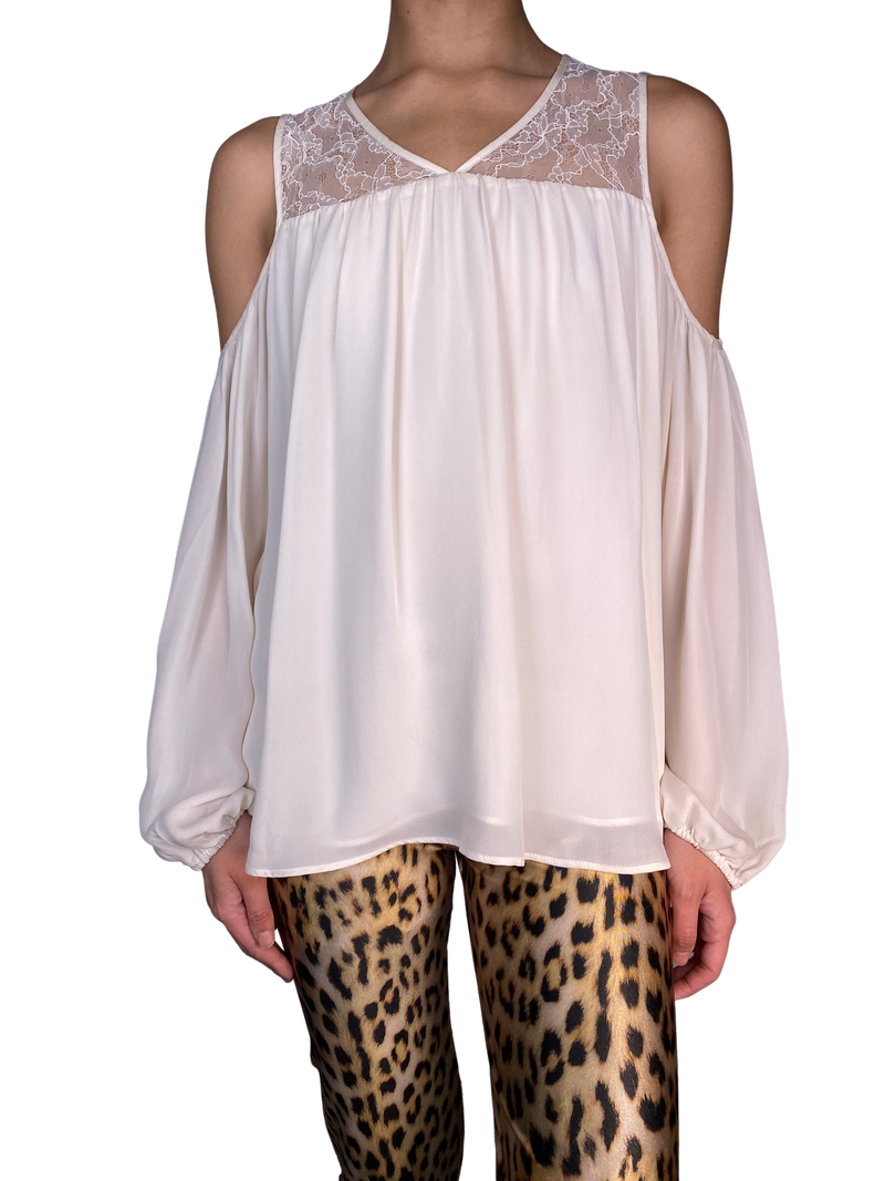 Blusa Cut Out Seda