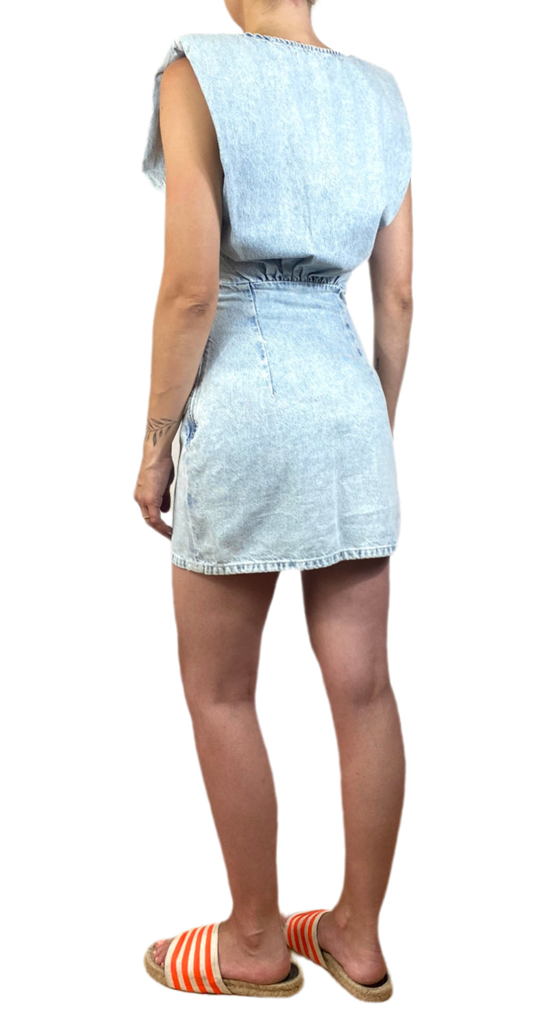 Vestido Denim Sin Mangas