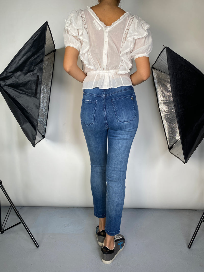 Blusa Blanca Vuelos