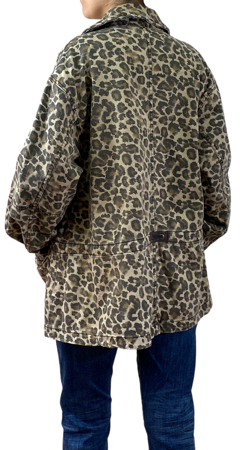 Chaqueta Denim Animal Print