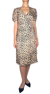 Vestido Wrap Animal Print