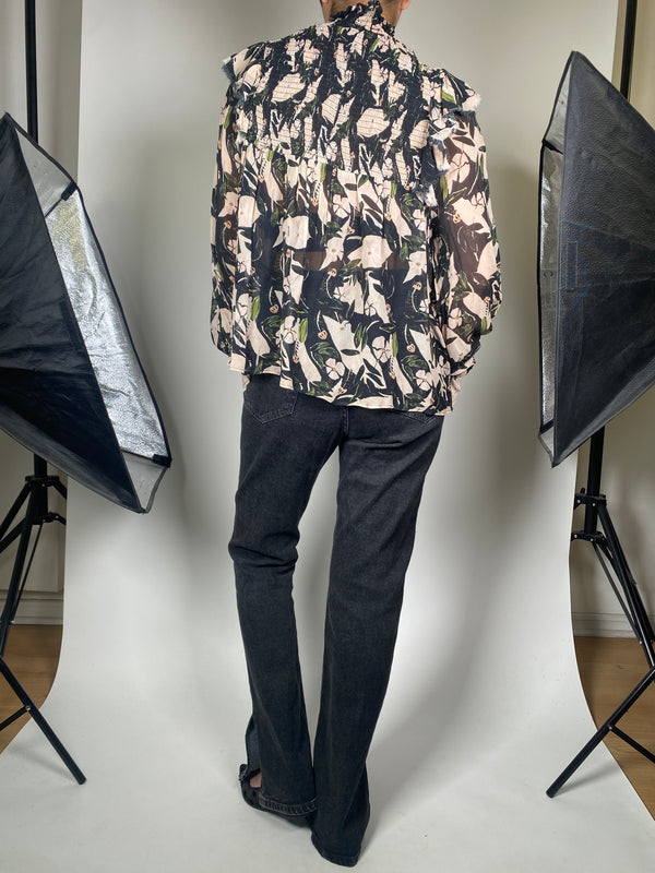 Blusa Art Flowers