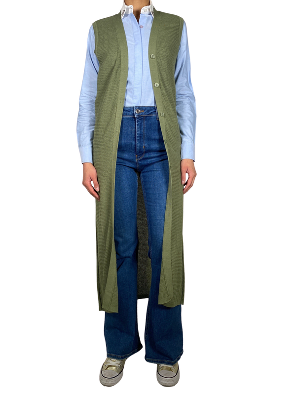 Sweater Verde Largo