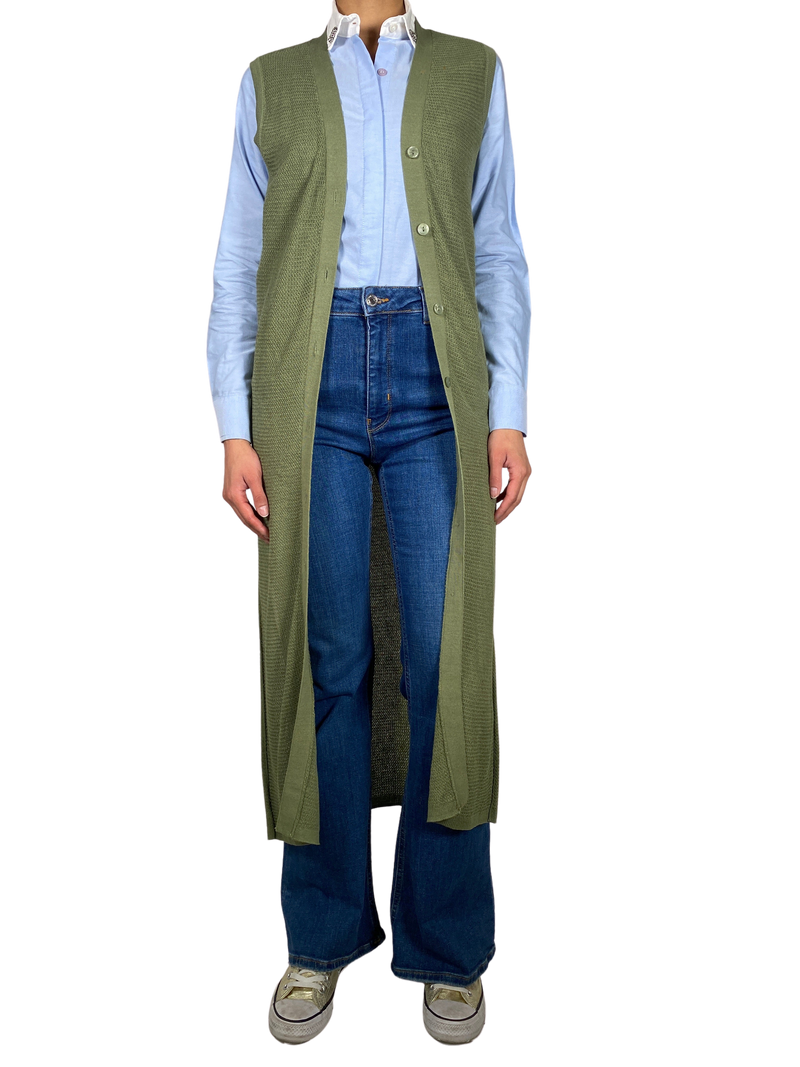 Sweater Verde Largo