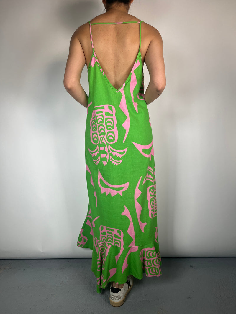 Vestido Viscosa Y Lana