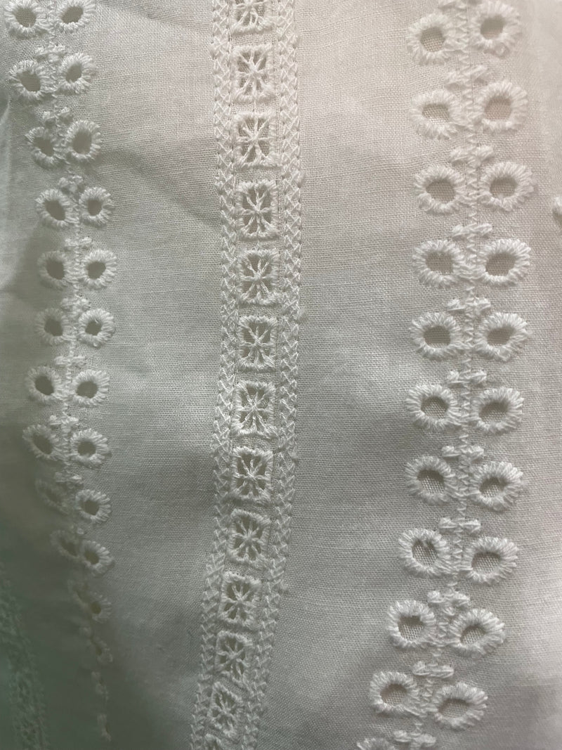 Vestido Blanco Broderie