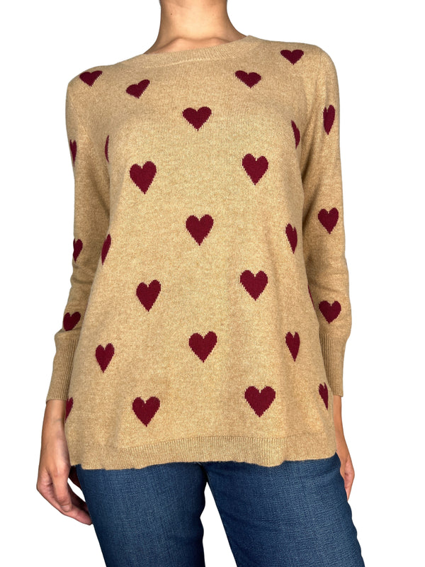 Sweater Cashmere Corazones