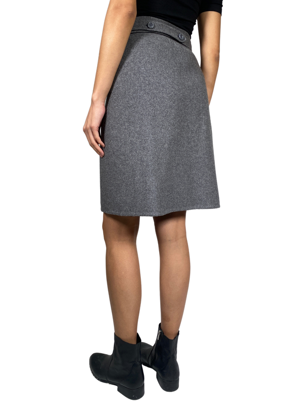 Falda Lana Gris